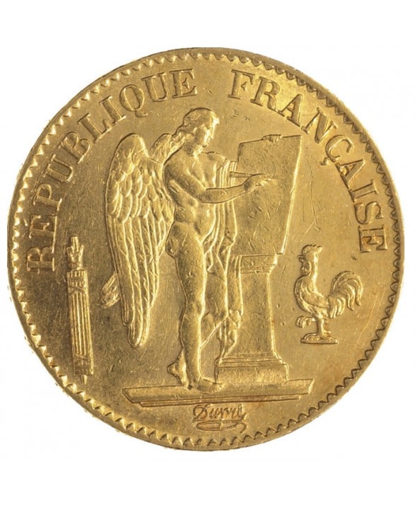 20 FRANCS GÉNIE DEBOUT