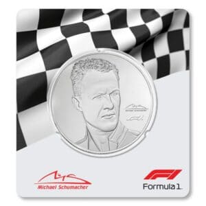 2.5 oz Silver Michael Schumacher