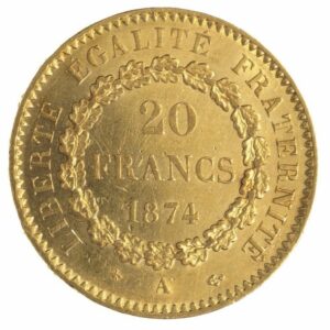 20 FRANCS GÉNIE DEBOUT