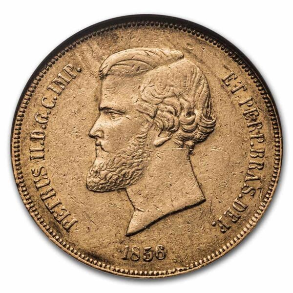 20 000 Reis Pedro II 1856