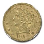 Liberty Gold Half Eagle 1852