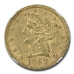 Liberty Gold Half Eagle 1852