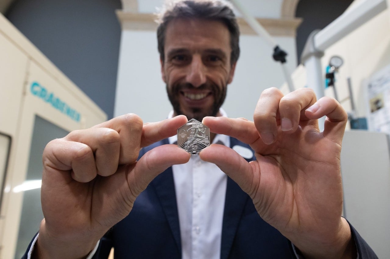 Une pièce de monnaie à l’effigie des Jeux Olympiques 2024