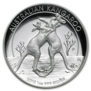 1 oz Silver Kangaroo 2010