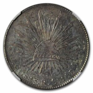 8 Reales Mexico 1893