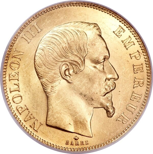 50 francs Napoléon III Tête Nue
