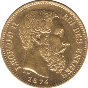 20 francs Léopold II
