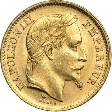 20 francs Napoléon III Laurée