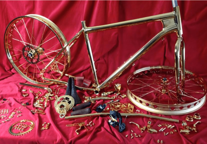Le vélo en or à un million de dollars