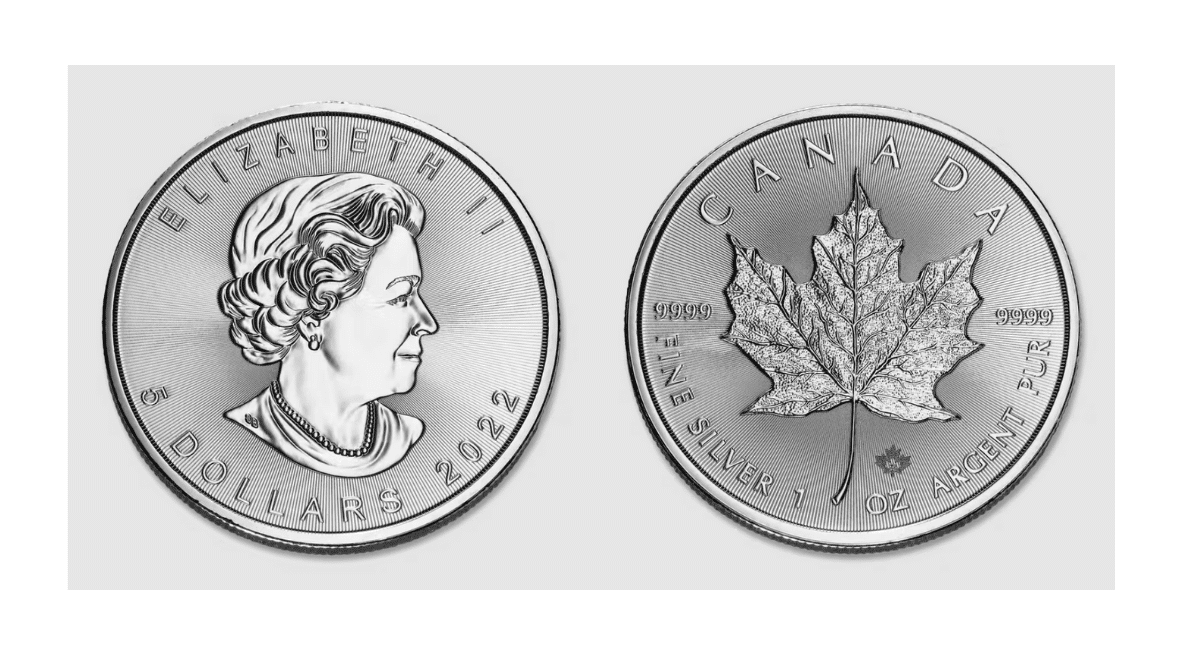 Pièce d'argent canadienne Maple Leaf