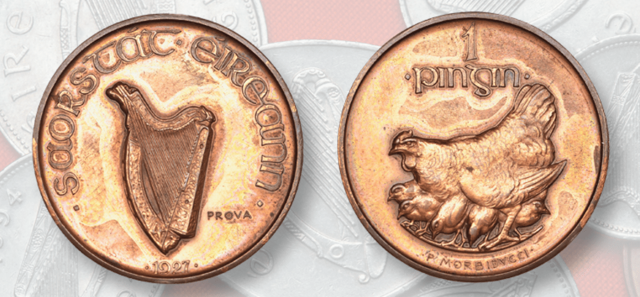 Un rare penny irlandais est mis en vente