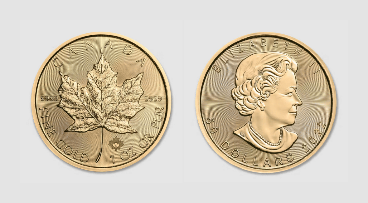 Pièce d’or canadienne Maple Leaf