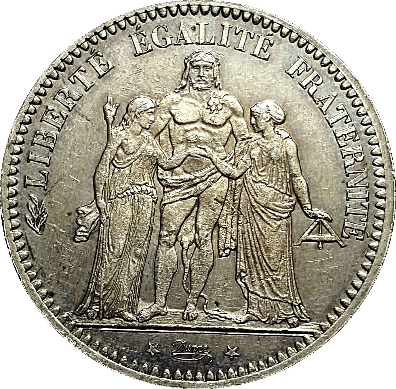 5 francs Hercule 1877 MS65